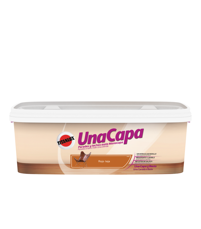 Titan Una Capa Rojo Teja 2,5 L | Titan Una Capa 