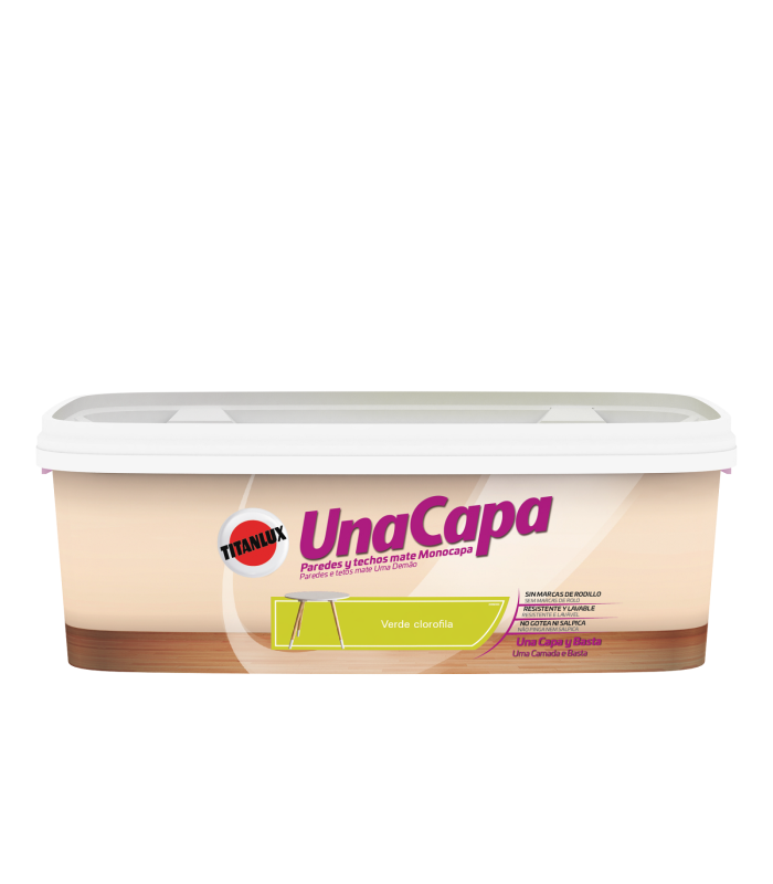 Titan Una Capa Verde Clorofila 2,5L | Titan Una Capa 