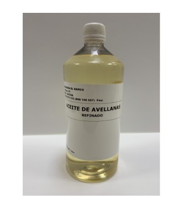 Aceite de Avellana Refinado 1 L | Aceite Vegetal 