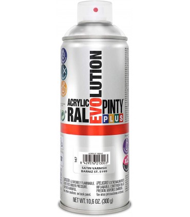 Barniz Spray Satinado 400 ml | Pintura en Spray 