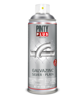 Galvanizado en Frio Plata Spray 400 ml | Pintura en Spray 