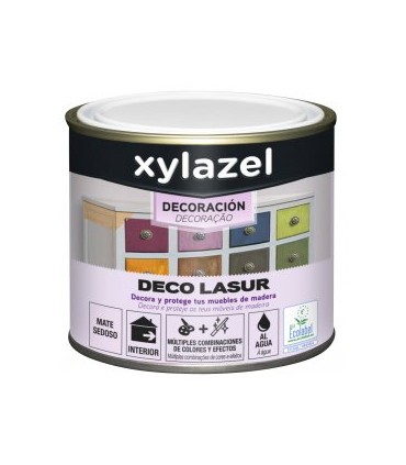 Xylazel Deco Lasur al agua 201 Azul Baltico 750 ml | Xylazel Deco Lasur 