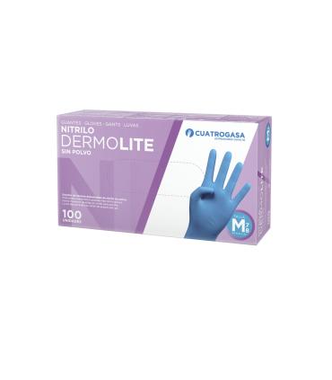 Guantes Desechables de Nitrilo Sin Polvo Caja 100 unidades | Cosmética 