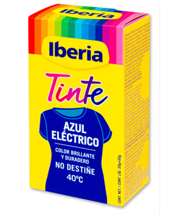 Tinte Iberia para Ropa Azul Electrico