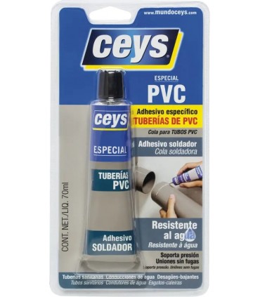 Adhesivo Especial Tuberias PVC 70 ml | Adhesivos y Pegamentos 