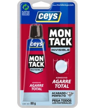 Adhesivo Montack Transparente 80 g | Adhesivos y Pegamentos 
