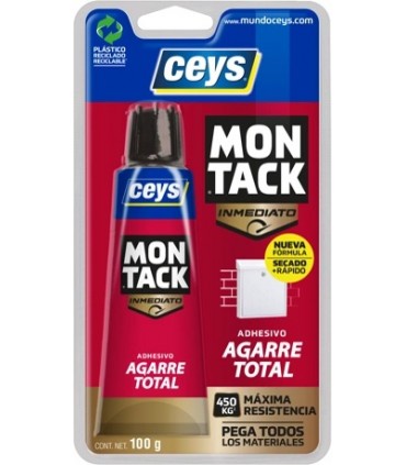 Adhesivo Montack Agarre Total Inmediato 100 ml | Adhesivos y Pegamentos 