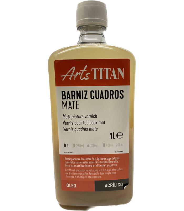 Barniz cuadros mate 1L óleo y acrílico | Inicio 