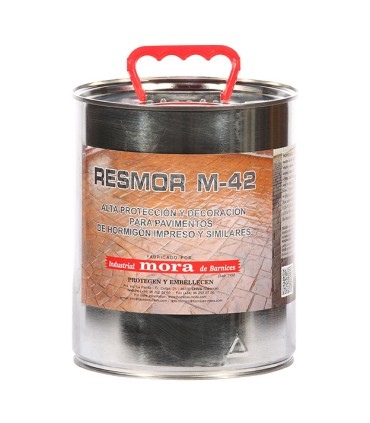 Barniz Resina para hormigon impreso de alta proteccion Resmor-M42 4 litros