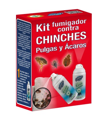 Kit Fumigador contra Chinches, Pulgas y Acaros 2 x 150 ml | Inicio 