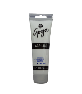 Acrilico blanco Goya Nº4 125ml | Acrilico Goya 