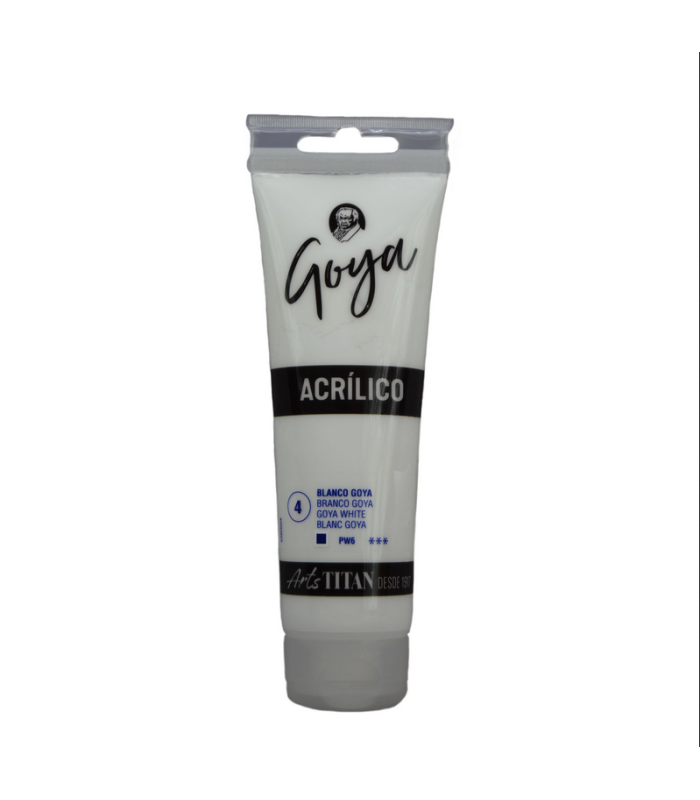 Acrilico blanco Goya Nº4 125ml | Acrilico Goya 