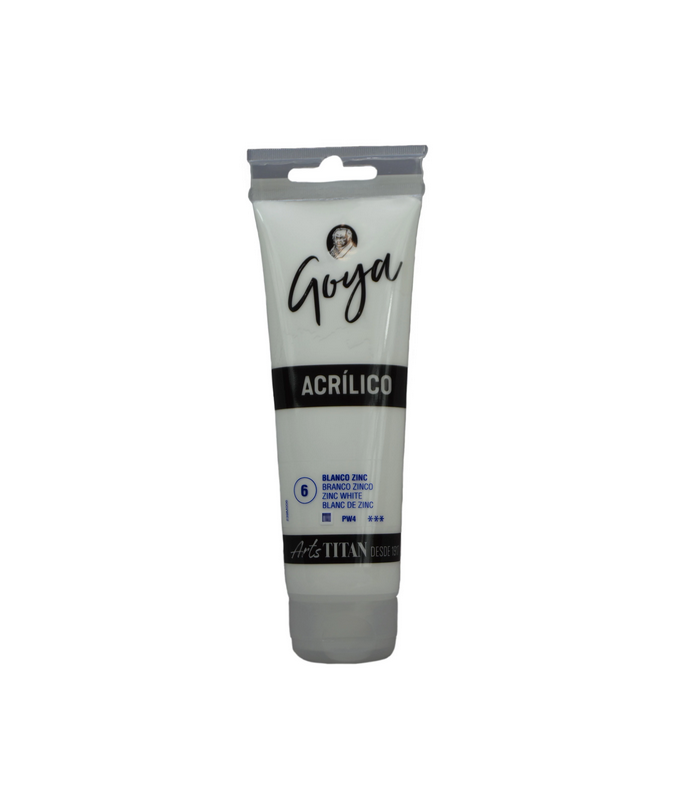 Acrilico blanco zinc Nº6 125ml | Acrilico Goya 