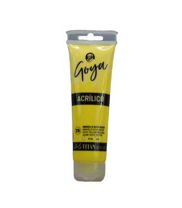 Acrílico Amarillo GOYA medio Nº28 125ml | Acrilico Goya 