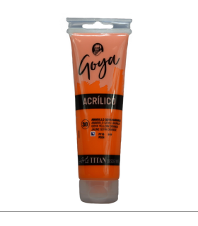 Acrílico Amarillo GOYA naranja Nº30 125ml | Acrilico Goya 