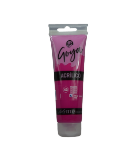 Acrílico Magenta Nº43 125ml | Acrilico Goya 
