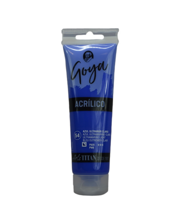 Acrílico Goya Azul ultramar claro Nº54 125ml | Acrilico Goya 