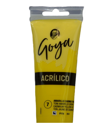 Acrílico Goya amarillo cadmio Nº7 230ml | Acrilico Goya 