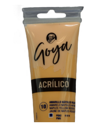 Acrílico Goya Amarillo nápoles rojizo Nº10 230ml | Acrilico Goya 