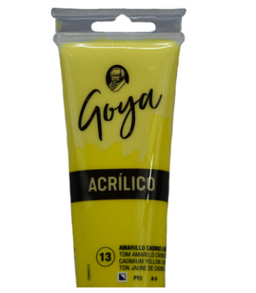 Acrílico Goya Amarillo cadmio limón Nº13 230ml | Acrilico Goya 