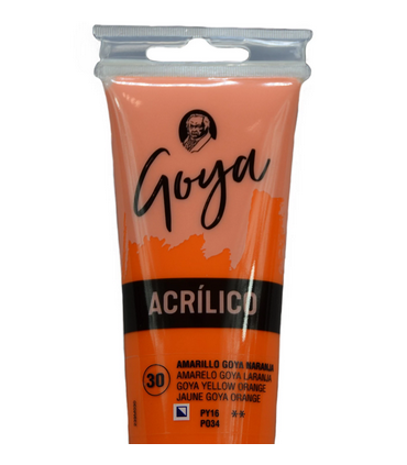 Acrílico Goya Amarillo GOYA naranja Nº30 230ml | Acrilico Goya 