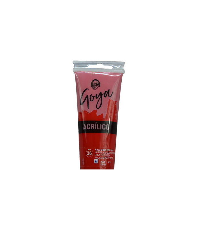 Acrílico Goya Rojo GOYA oscuro Nº36 230ml | Acrilico Goya 