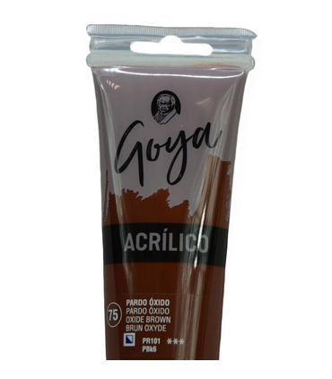 Acrílico Goya Pardo oxido Nº75 230ml | Acrilico Goya 