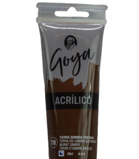 Acrílico Goya Tierra sombra tostada Nº78 230ml | Acrilico Goya 