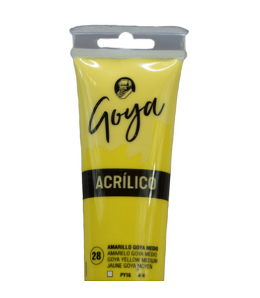 Acrílico Goya Amarillo GOYA medio Nº28 230ml | Acrilico Goya 