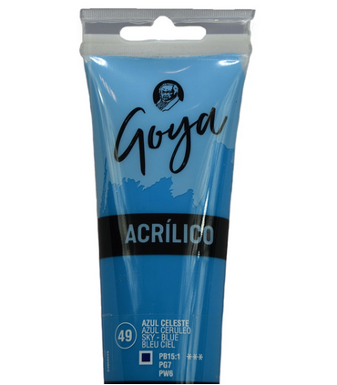 Acrílico Goya Azul cyan Nº55 230ml | Acrilico Goya 