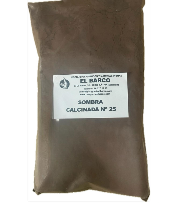 Pigmentos en polvo sombra calcinada Nº 25 1Kg | Pigmentos y Colorantes 