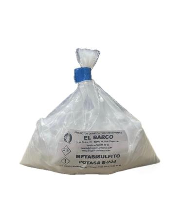Metabisulfito de Potasa E-224 1 Kg Ref: 0005-1K | Conservantes 