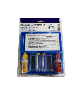 Kit Analisis Reactivos Cloro y pH liquido para Piscinas