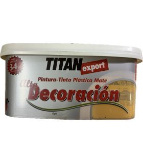 Pintura Plastica Mate Titan Export 2,5 L | Pinturas 