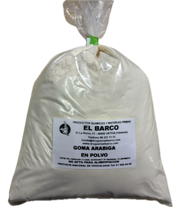 Goma Arabiga Polvo 1 Kg | Colas, Ceras, Gomas y Resinas 