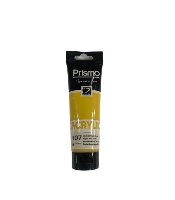 Acrílico amarillo napoles oscuro Nº 107 120 ml | Acrilico Prismo 
