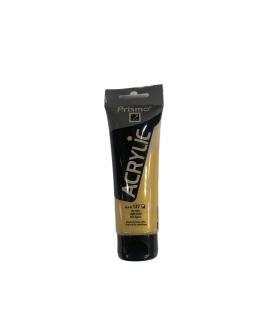 Acrílico Prismo Oro Ligero Nº 137, 120 ml. Pintura metalizada de alta pigmentación para artistas y restauración.