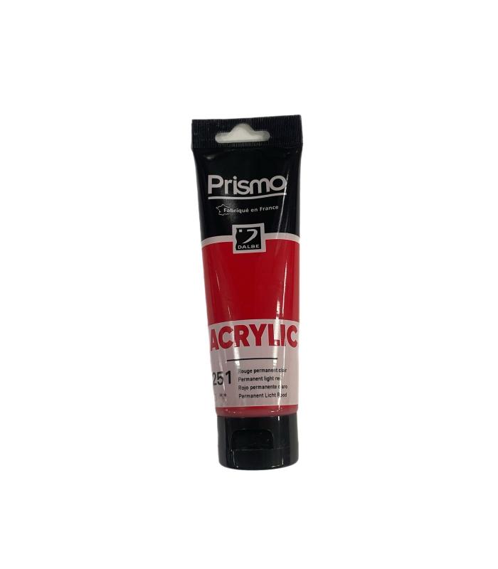 Acrílico rojo permanente claro Nº 251 120 ml | Acrilico Prismo 