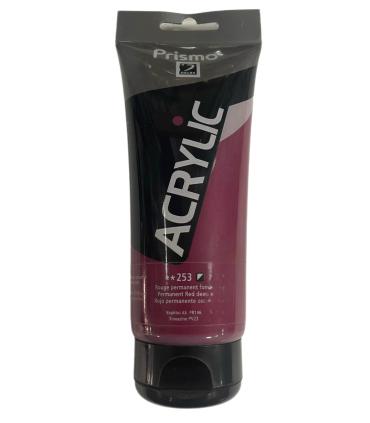 Acrílico rojo permanente oscuro Nº 253 200 ml | Acrilico Prismo 