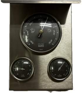 Estación Meteorológica Inox 220x160mm | Estaciones Meteorológicas 