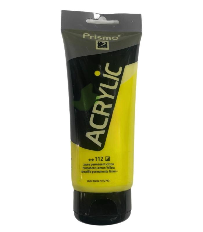 Acrílico amarillo permanente limon Nº 112 200 ml | Acrilico Prismo 