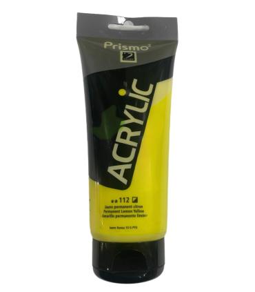 Acrílico amarillo permanente limon Nº 112 200 ml | Acrilico Prismo 