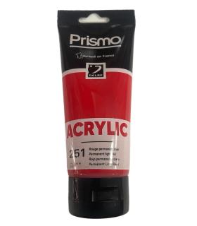 Acrílico rojo permanente claro Nº 251 200 ml | Acrilico Prismo 