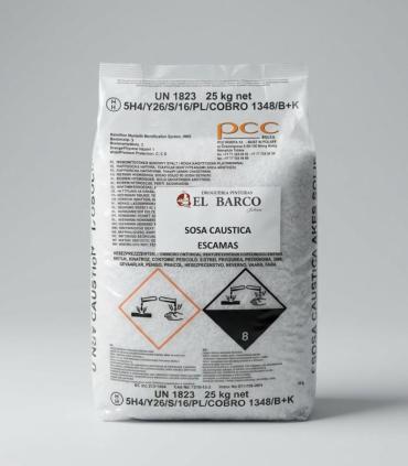 Sosa Caustica Escamas 25 Kg