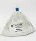 Bolsa transparente con 1 kg de polvo blanco de piedra pómez, cerrada con cinta azul y etiqueta de la marca El Barco.