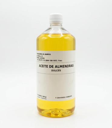 Aceite de Almendras Dulces 1 L, hidratante corporal natural y base para masajes