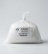 Bolsa transparente de 1Kg con sulfato de magnesio blanco cristalino, etiquetada con detalles del producto.