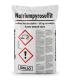Saco blanco de 25 kg de Metabisulfito Sódico E-223, con texto negro y pictogramas de peligro.