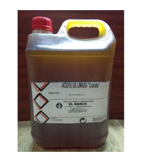 Aceite de Linaza Cocido 5L | Aceite Vegetal 