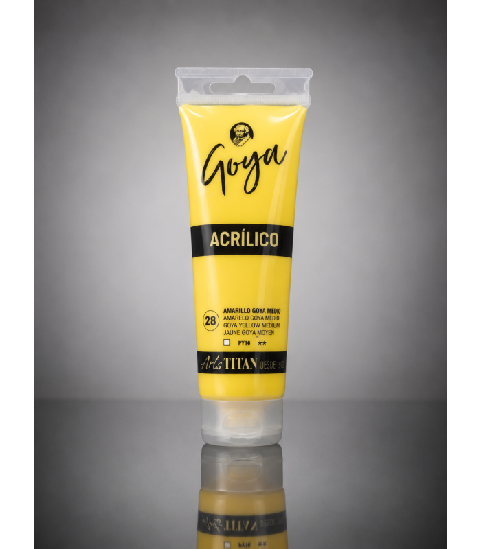Acrílico Goya Amarillo GOYA medio Nº28 125ml